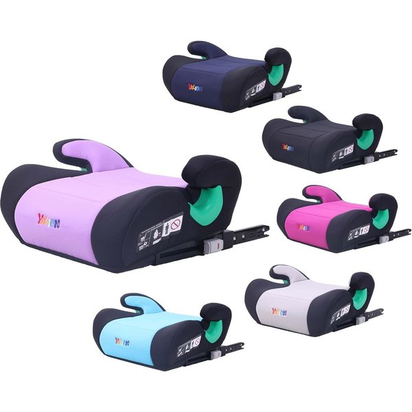 Yalion Kindersitzerhöhung YALION Kindersitzerhöhung mit ISOFIX ECE R129 (i-Size) für Kinder, ab: ca.6Jahren, bis: 10Jahren, (3-Punkt-Gurt), i-Size Sitzerhöhunge