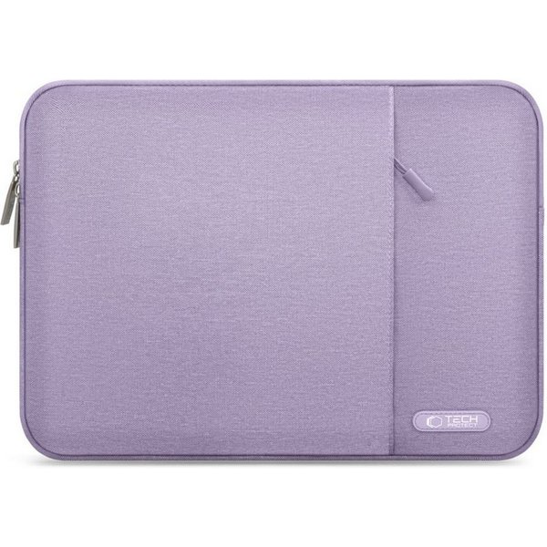 TECH PROTECT Laptoptasche (Einzelartikel, 1 x Tech-Protect Sleevy Laptoptasche), Elegante Laptoptasche mit Zubehörfach und stoßdämpfender Polsterung