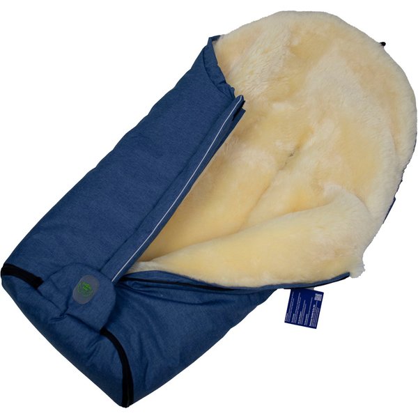 Reissner Lammfelle Fußsack Lammfell Fußsack ESKIMO für Kinderwagen und Buggy
