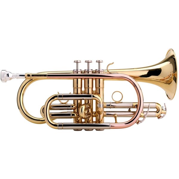 Classic Cantabile Kornette CR-400 Bb-Kornett (Messing, Ventile Edelstahl, Stimmzug Neusilber Bb