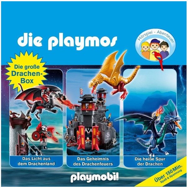 Hörspiel-CD Die Playmos Hörspiel-Box Drachen