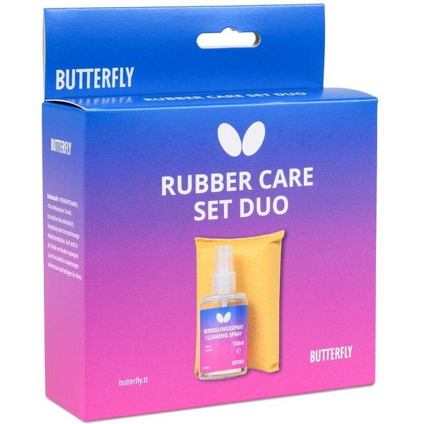 Butterfly Tischtennisschläger Belag Reiniger Set Duo, Tischtennis TT Table Tennis Reinigungsset