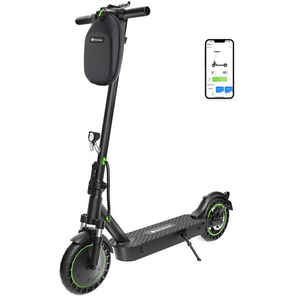 iSinwheel E-Scooter mit Straßenzulassung(ABE),APP,Faltbar E Roller, 20,00 km/h, (mit Kotflügeln), LED-Display, 40KM Reichweite, Duales Bremssystem, Belastung bi