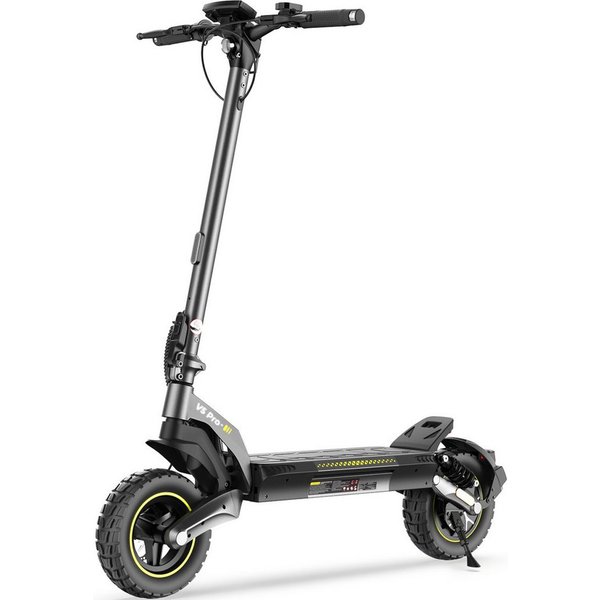 iscooter E-Scooter Offroad-Elektroroller mit ABE-Zertifizierung, 48 V, 12,5 Ah,APP, 10-Zoll-Offroad-Schlauchlosreifen, Reichweite 60–75 km