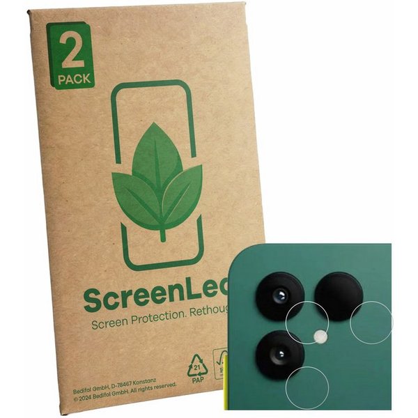 ScreenLeaf Displayschutzfolie Schutzfolie für Fairphone 6 (NUR Kamera), 2 Stück, Displayschutz Schutz Folie Klar Transparent