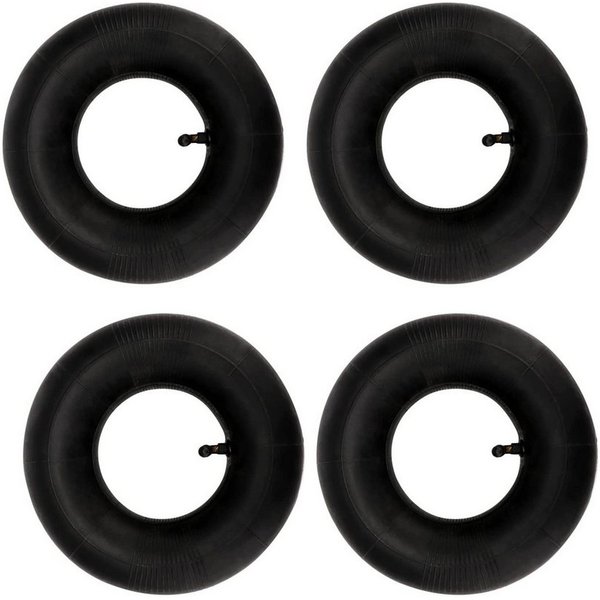 Youyijia Ersatzrad 4 Stück Schlauch 3.00/3.50-4 Winkelventil Luftrad Zubehör 260 x 85MM