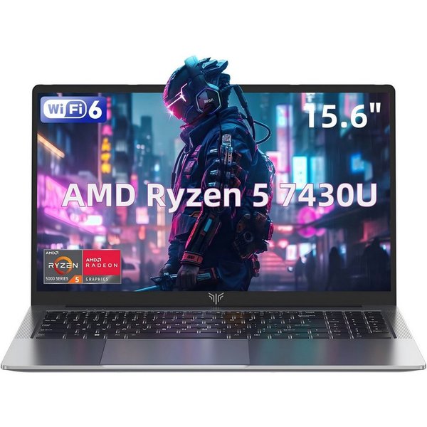 ACEMAGIC 15.6" Laptop AMD Ryzen 5 7430U 16GB RAM 512GB SSD, Windows 11 Pro Notebook (35,74 cm/15.6 Zoll, AMD AMD Ryzen 5 7430U, AMD Radeon Graphics, 16 GB, 512 