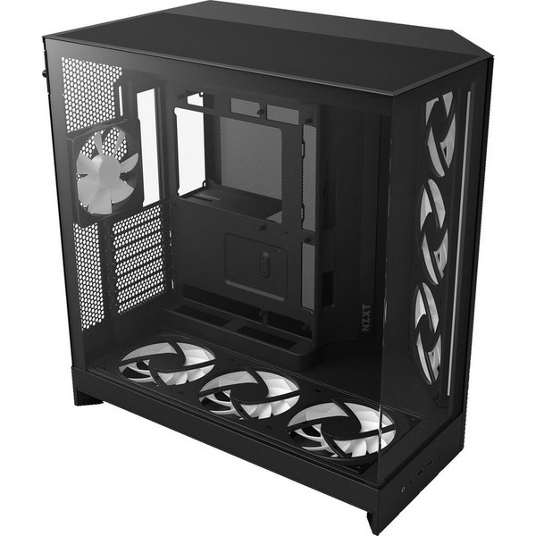 NZXT PC-Gehäuse NZXT H9 Flow RGB+, Tower-Gehäuse, (Temperd Glass