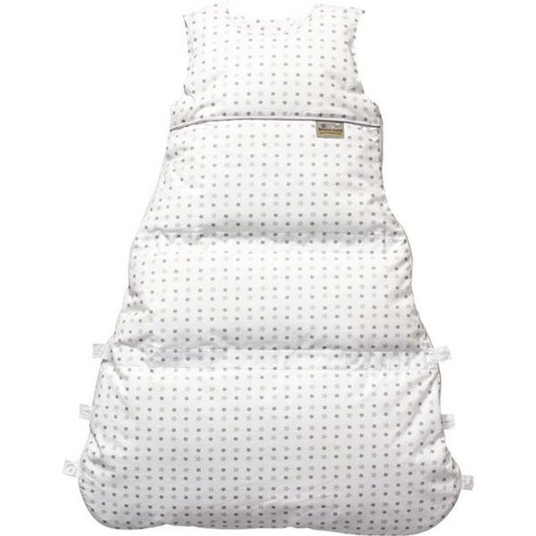 Kinderhaus Blaubaer Babyschlafsack Daunenschlafsack TOP, 3-fach längenverstellbar mit Premiumdaunen luftig leicht atmungsaktiv