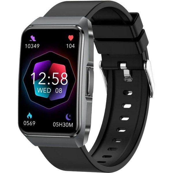 Knauermann Neo 2 Band Gesundheitsuhr mit SOS & Telefonfunktion Smartwatch, Bluetooth