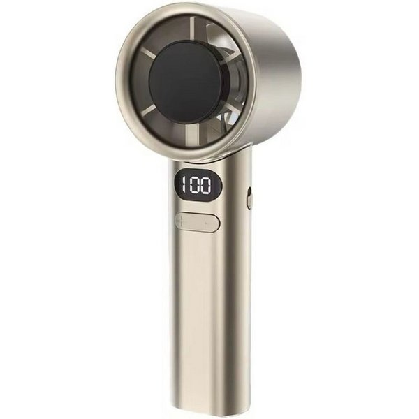ITSHINY Handventilator Mobiler Mini-Handventilator mit USB-C, LED-Display & 120 Kühlstufen, Stufenanzeige via LED, leise Kühlung, starker Akku, kompakt & mobil