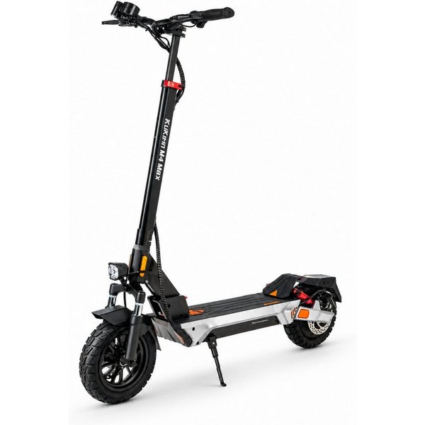 Sinaopus E-Scooter KuKirin M4 Max EScooter 800W 48V 18.2Ah 64km 45km/h 10 Zoll mit Sitz, Federung LED Display Scheibenbremse IP54 1000W Spitze klappbar