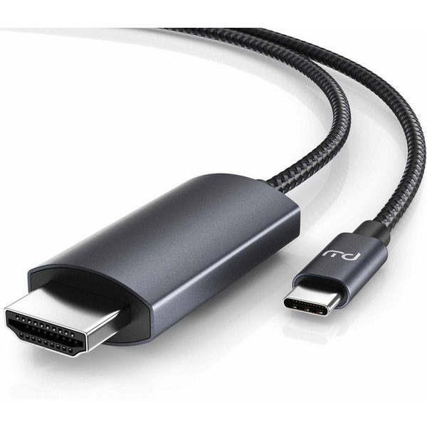 Primewire Konverterkabel Adapterkabel 4K 3840 x 2160 @ 60 Hz - 2m Audio- & Video-Kabel, USB-C, HDMI Typ A (200 cm), USB-C, für MacBook, Notebook, Smartphone, Mo