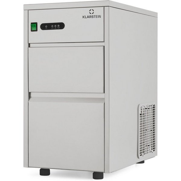 Klarstein Eiswürfelmaschine Powericer XL Eiswürfelmaschine Industrie 145 W 20 kg/24h 3,5 kg, Eiswürfelbereiter Ice Cube Maker industriell für Gastro & Bar
