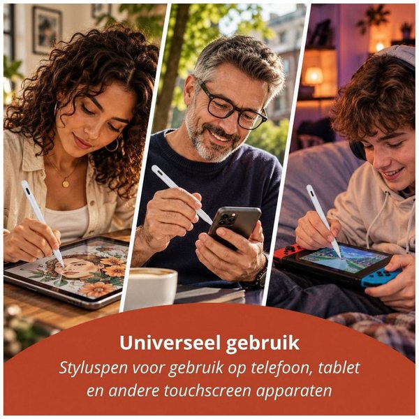 Grundig Eingabestift Grundig Stylus Pen für iPad und Tablet (1x iPad Stift)