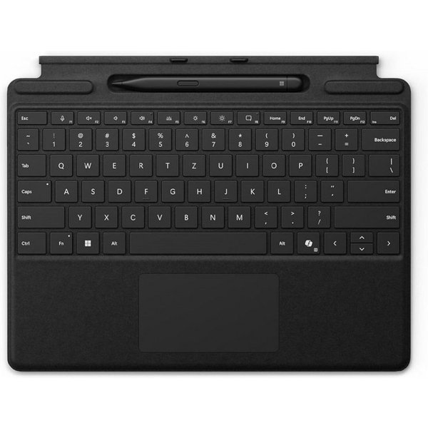 Microsoft 8X6-00172 Surface Pro Keyboard mit Slim Pen 2 Tastatur Schwarz Tablet-Tastatur