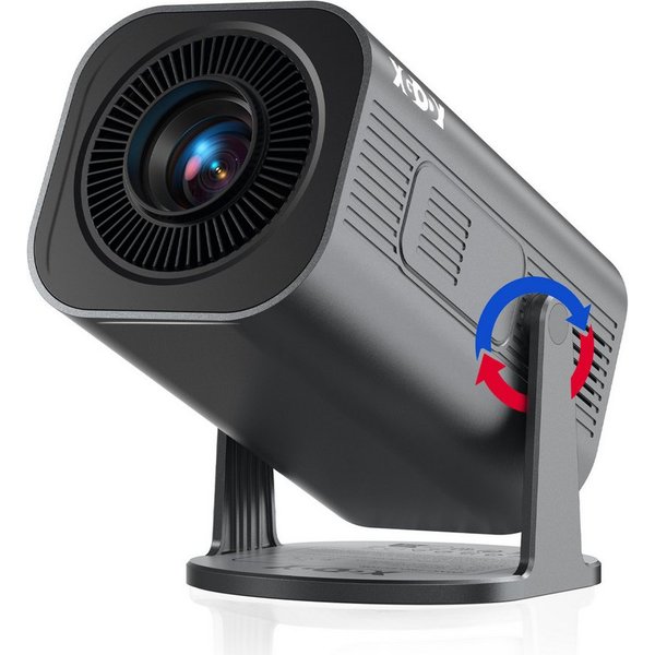XGODY Mini Beamer Unterstützt 4K 1080P 2026 Neuer Tragbarer Projektor LCD-Beamer (260 lm, 1500:1, 3840 x 2160 px, Auto Trapezkorrektur Smart Projector mit WiFi6