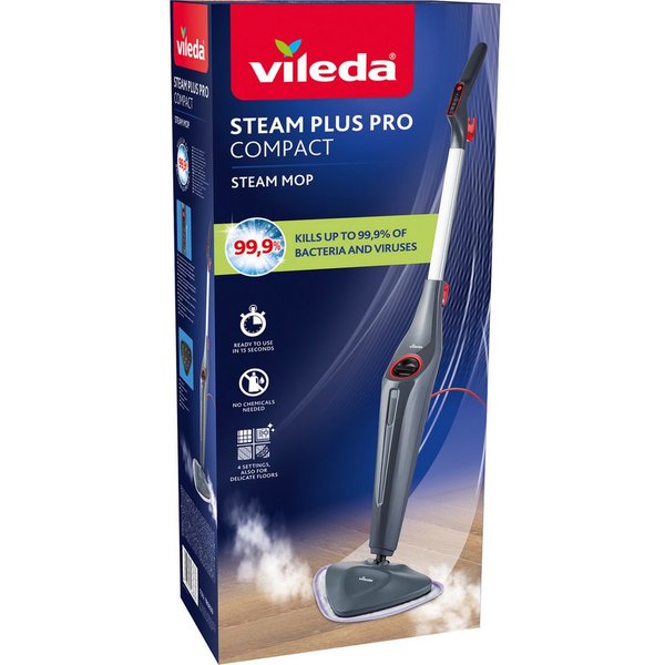 Vileda Dampfreiniger Vileda Dampfreiniger Steam Plus Pro Compact