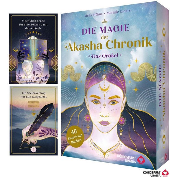 Die Magie der Akasha Chronik - Das Orakel - 40 Orakelkarten und 160-se / Meike Höhne, Marielle Enders
