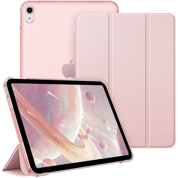 Fintie Tablet-Hülle für iPad 11. Generation 2025 (A16) 11 Zoll, iPad 10. Generation 2022 10.9 Zoll, Ultradünn Case mit transparenter Rückseite Abdeckung, Auto S