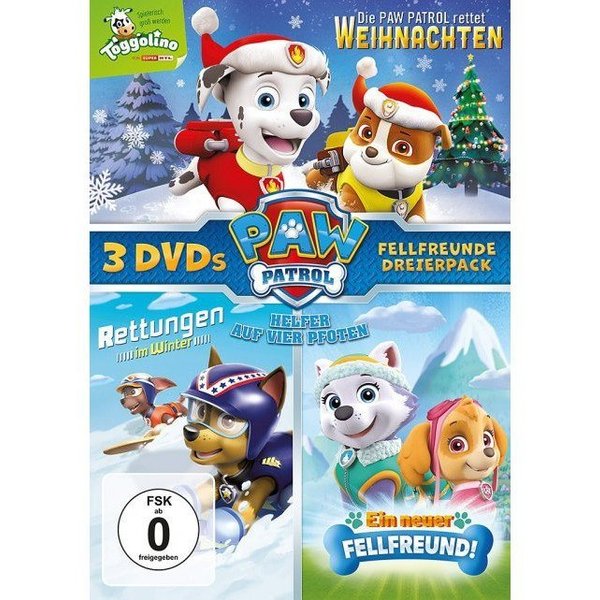 Paramount DVD Paw Patrol: Fellfreunde Dreierpack