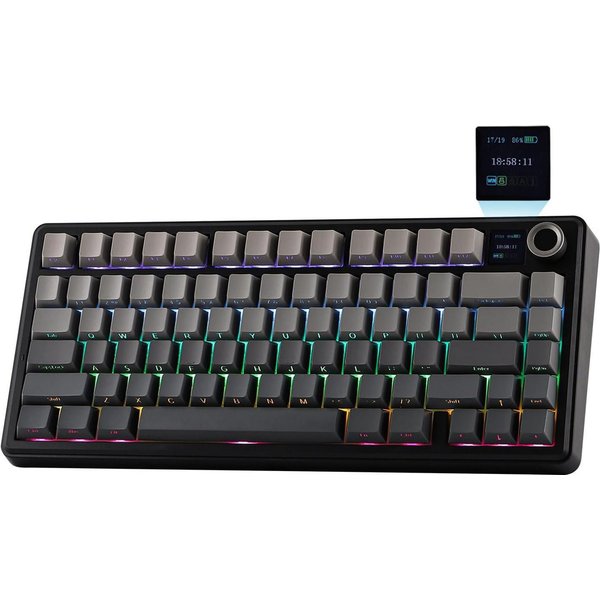 nsihing AULA F75 Max Mechanische Gaming Tastatur, RGB, Hot Swap, Kabellos Gaming-Tastatur