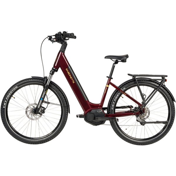 SAXONETTE E-Bike Trekkingrad SAXONETTE Trekkingrad Deluxe SUV easy (Wave), 8 Gang Shimano ALTUS-8 Gänge Schaltwerk, Kettenschaltung, Mittelmotor, 522 Wh, (Packu