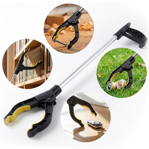 shop'n smile ideoon Greifarm Greifarm 76 cm, Ergonomische Greifzange mit Magnetspitze & 360° Kopf, 1-tlg., 1er-Set & 2er-Set, mit Magnetspitze, 360° Drehkopf, K