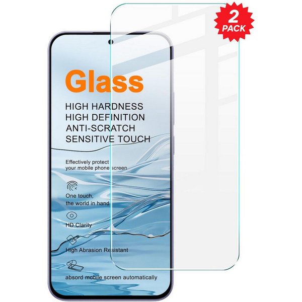 Wigento Displayschutzglas 2x für Xiaomi Redmi 17 5G / 4G Bildschirmschutz 9H HD Hartglas für Xiaomi Redmi 17 5G / 4G, Spar Set 0,26mm 9H 2.5D Hart Glas Folie, h