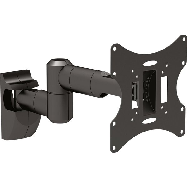 Schwaiger TV-Wandhalterung LWH050 011, (bis 42 Zoll, neigbar, schwenkbar, bis 30kg, bis 200x200mm, integrierte Kabelführung, schwarz)