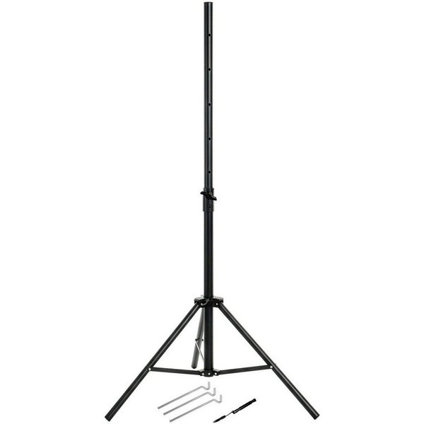 ARLI ARLI Dreibein Stativ 120 cm für Sat Antenne Stahl klappbar Dreibeinstativ (höhenverstellbar Camping Balkon Garten Ständer mit 3 Heringen)
