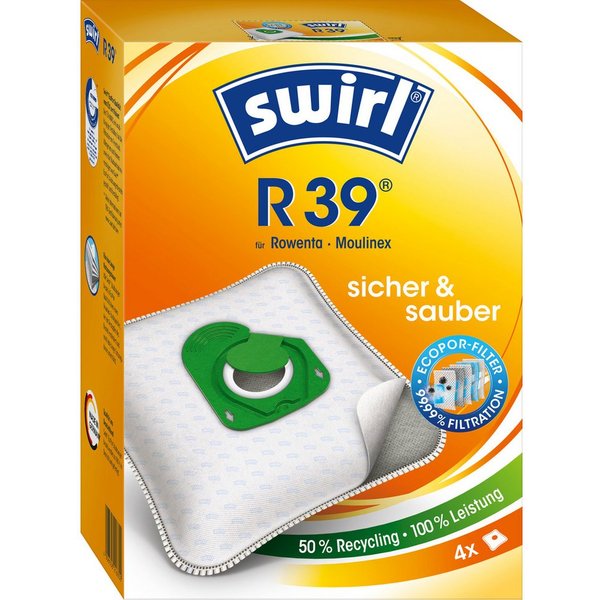 Swirl Staubsaugerbeutel R 39 EcoPor