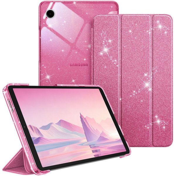 Fintie Tablet-Hülle für Samsung Galaxy Tab A11 8,7" 2025/ Tab A9 8.7 Zoll Tablet, Ultra Dünn Schutzhülle mit Transparenter Rückseite