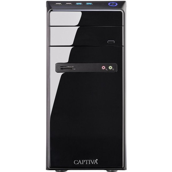 CAPTIVA Power-Starter I80-376 Business-PC (Intel® Core i5 14400, -, 64 GB RAM, 2000 GB SSD, Luftkühlung)