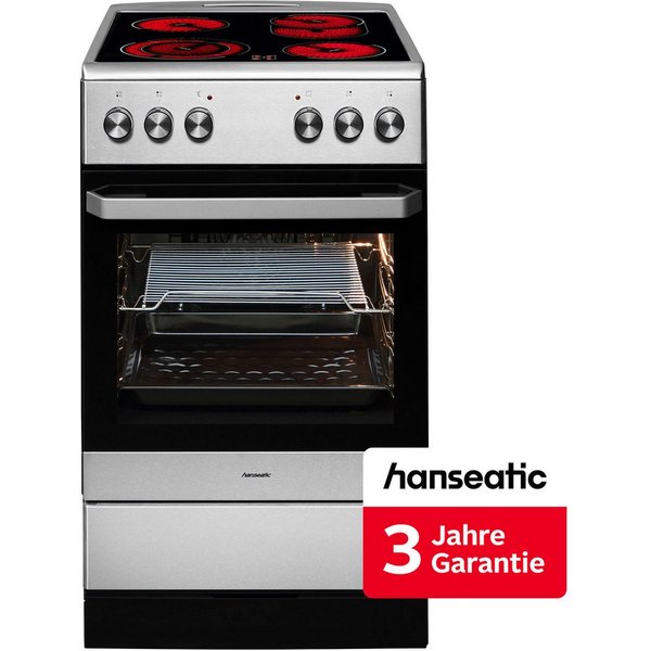 Hanseatic Elektro-Standherd 5022CE3.313eEDJ(Xv), inkl. 3 Jahre Herstellergarantie