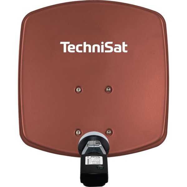 TechniSat DIGIDISH 33 mit Satfinder V/H-LNB Sat-Spiegel (33 cm, Aluminium, Single-LNB mit Satfinder, für 1 Teilnehmer, inkl. Wandhalterung)