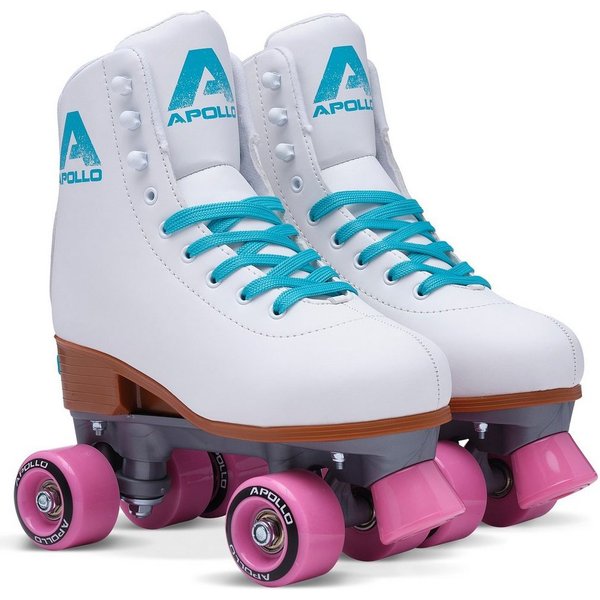 Apollo Rollschuhe Retro Discoroller, verstellbare Disco Roller Skates, größenverstellbar Rollerskates, Retro Design