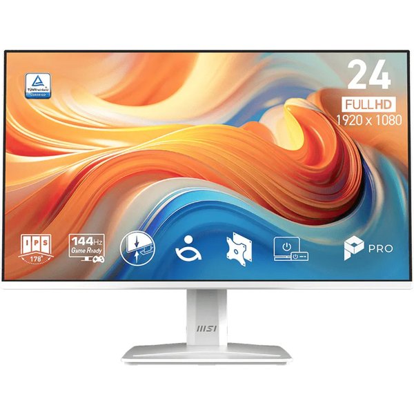 MSI PRO MP243W E14 LED-Monitor (60,5 cm/24 ", 1920 x 1080 px, Full HD, 1 ms Reaktionszeit, 144 Hz, IPS, neigbar, Lautsprecher)