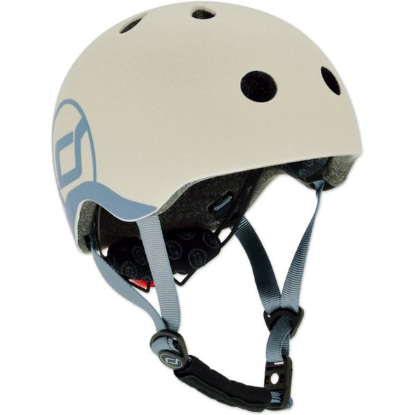 Scoot and Ride Kinderhelm Helm XXS ash 1-3 Jahre, Babyhelm, Roller Scooter Tretroller Helm
