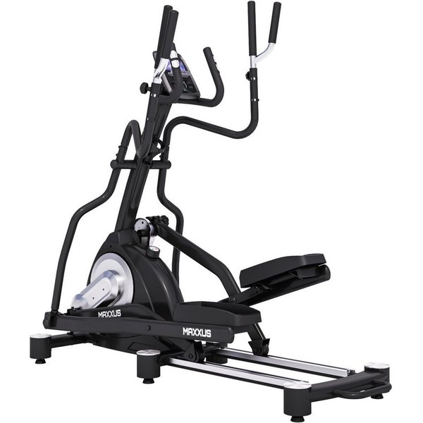 MAXXUS Crosstrainer CX 7.5 - Ellipsentrainer, Heimtrainer für Zuhause, 12 Programme (1-tlg), bis 160kg, Verstellbar, Magnetbremssystem, Handpulssensoren