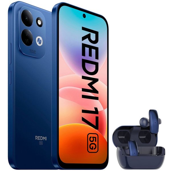 Xiaomi Redmi 17 5G 4+256GB Smartphone & Bluetooth Kopfhörer Handy (50 MP Kamera)