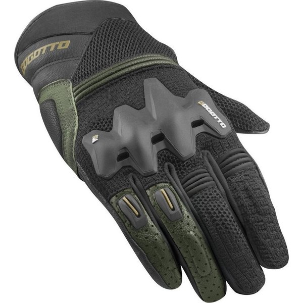 Bogotto Motorradhandschuhe Xatran perforierte Motorrad Handschuhe Atmungsaktiv protektoren