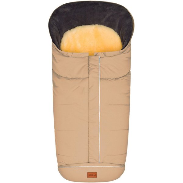 Fillikid Fußsack Nanga Lammfell, Winterfußsack, mit herausnehmbarer Lammfellauflage