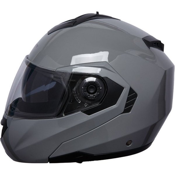 PROANTI Motorradhelm PROANTI Motorradhelm Klapphelm modularer Motorrad Helm grau