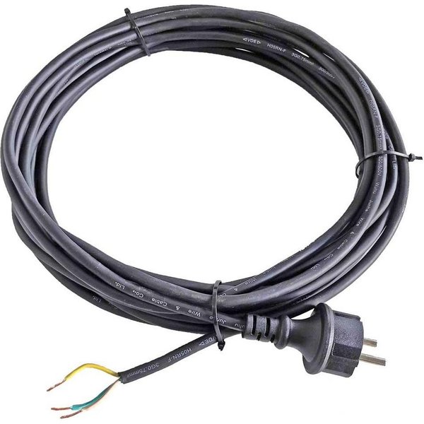 ALLEGRA Anschlusskabel 8 m H05RN-F 3G0,75 mm² 230V Elektro-Kabel, (800 cm), Gummikabel, 8 m, innen & außen, Typ-F Stecker
