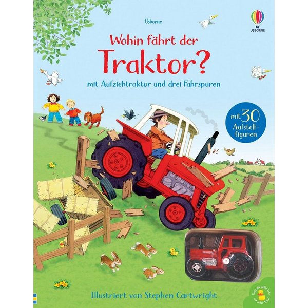 Nina und Jan - Wohin fährt der Traktor? mit Aufziehtraktor und drei Fa / Gillian Doherty, Heather Amery