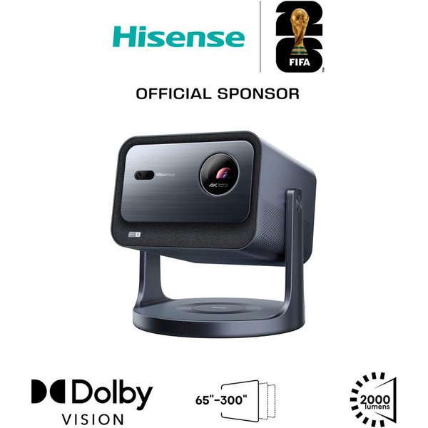 Hisense C2 Mini-Beamer (2000 lm, 1700:1, 3840 x 2160 px)