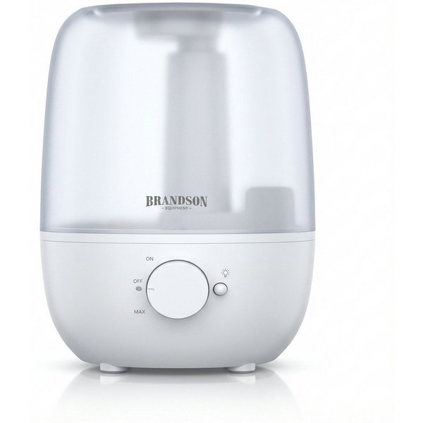 Brandson Luftbefeuchter mit Drehregler für stufenlose Nebeleinstellung, 2000 ml Wassertank, 2.0 l Wassertank, LED Licht Farbwechsel 7 Farben, automatische Absch