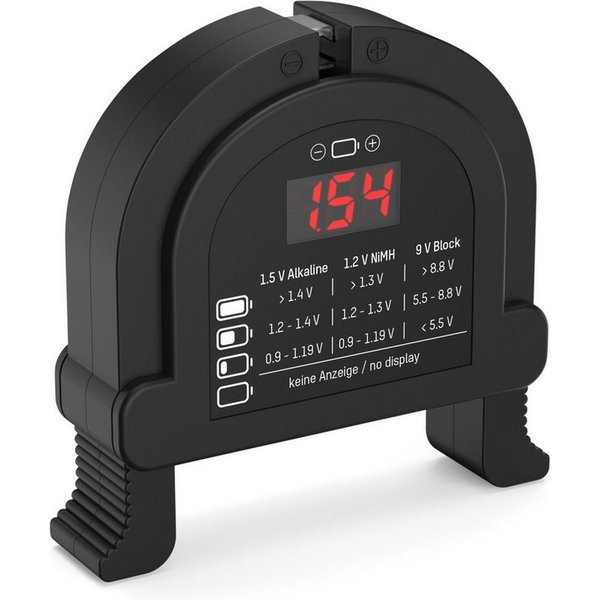 ANSMANN AG Universal Akku- und Batterietester für AAA/AA/Baby C/Mono D/9V Batterie-Ladegerät