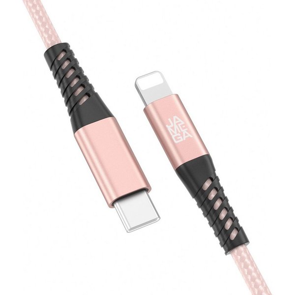 JAMEGA USB-C zu Iphone Kabel 480M 60W - verschiedene Farben - 0,5m - 3m USB-Kabel, USB Typ C, 8-Pin Stecker - kompatibel mit Iphone (200 cm)